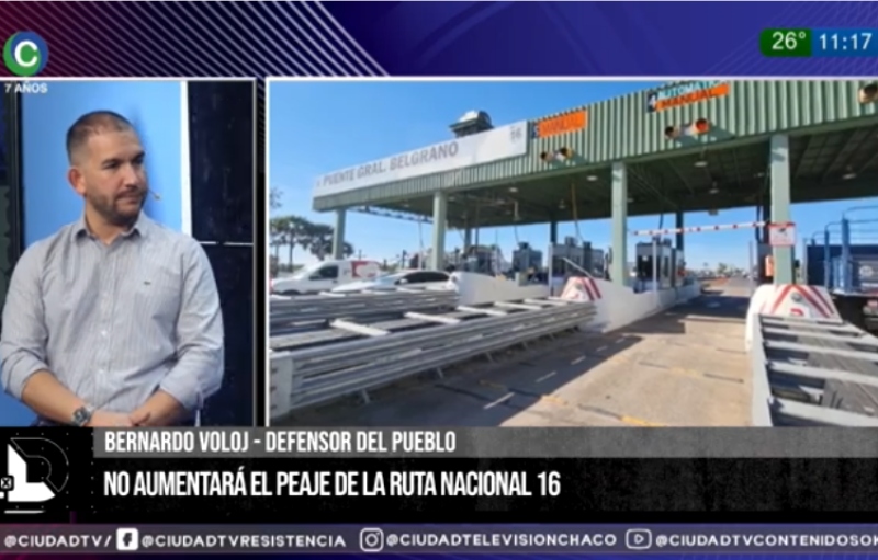 Aumento de peajes: “En el Corredor 3, las casillas del puente General Belgrano y la de Makallé están exentas” Aumento de peajes: “En el Corredor 3, las casillas del puente General Belgrano y la de Makallé están exentas”