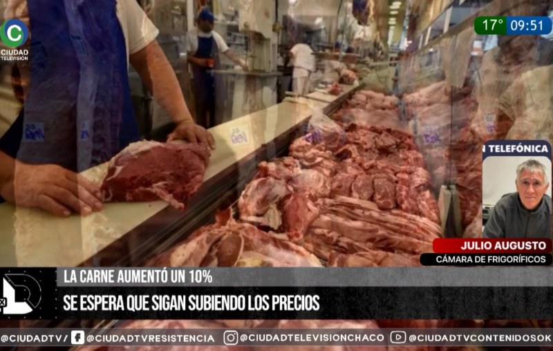 La carne subió entre un 10% y un 12%: “El consumo bajó aproximadamente un 28% y es bastante” La carne subió entre un 10% y un 12%: “El consumo bajó aproximadamente un 28% y es bastante”