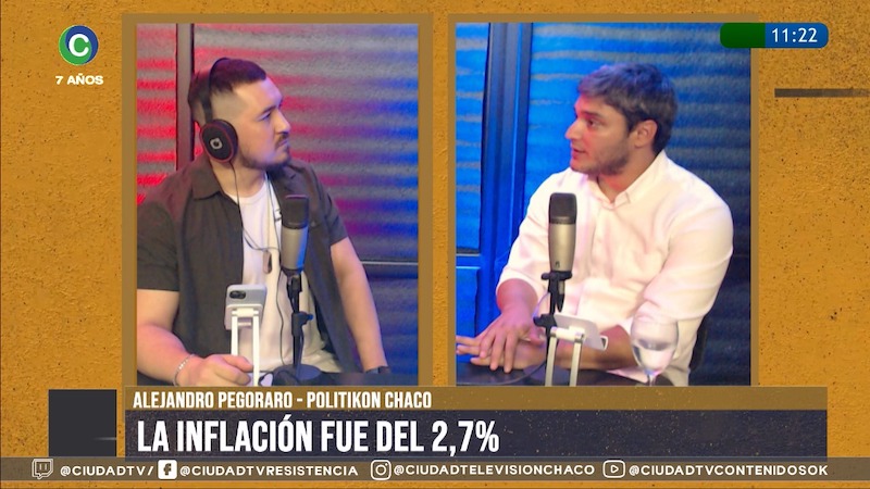 “Estamos entre 30% y 40% de proyección de inflación anual para este año”, indicó el titular de Politikón Chaco “Estamos entre 30% y 40% de proyección de inflación anual para este año”, indicó el titular de Politikón Chaco