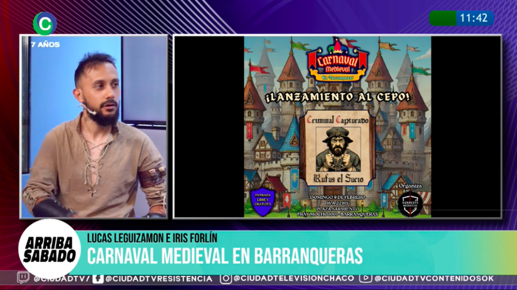 Preparan el Carnaval Medieval en Barranqueras, con feria, gastronomía y juegos para todas las edades