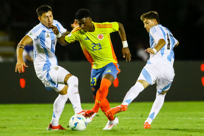 Sudamericano Sub 20: Argentina empató con Colombia con nuevo gol del ‘Diablito’ Echeverri Sudamericano Sub 20: Argentina empató con Colombia con nuevo gol del ‘Diablito’ Echeverri