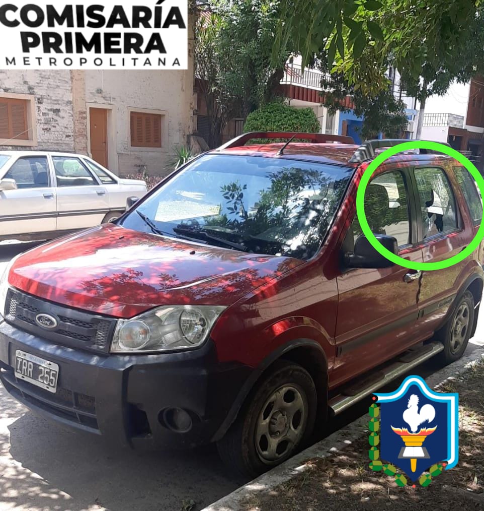 Detenido por violentar un auto y sustraer pertenencias Detenido por violentar un auto y sustraer pertenencias