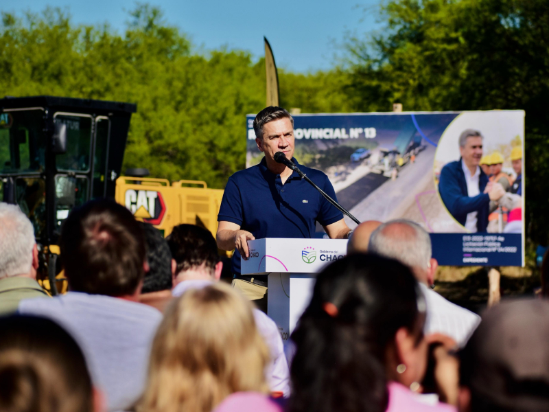 El gobernador Zdero inició la pavimentación de la ruta provincial nº13 que conectará Cote Lai con Charadai El gobernador Zdero inició la pavimentación de la ruta provincial nº13 que conectará Cote Lai con Charadai