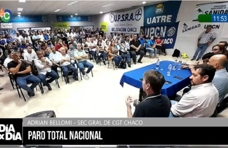 Paro general: “Todas las organizaciones sindicales adhieren a la medida de fuerza”, afirmó Adrián Bellomi de la CGT Paro general: “Todas las organizaciones sindicales adhieren a la medida de fuerza”, afirmó Adrián Bellomi de la CGT