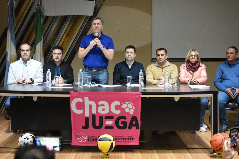 En Sáenz Peña, Zdero encabezó el lanzamiento de la segunda edición de Chaco Juega En Sáenz Peña, Zdero encabezó el lanzamiento de la segunda edición de Chaco Juega