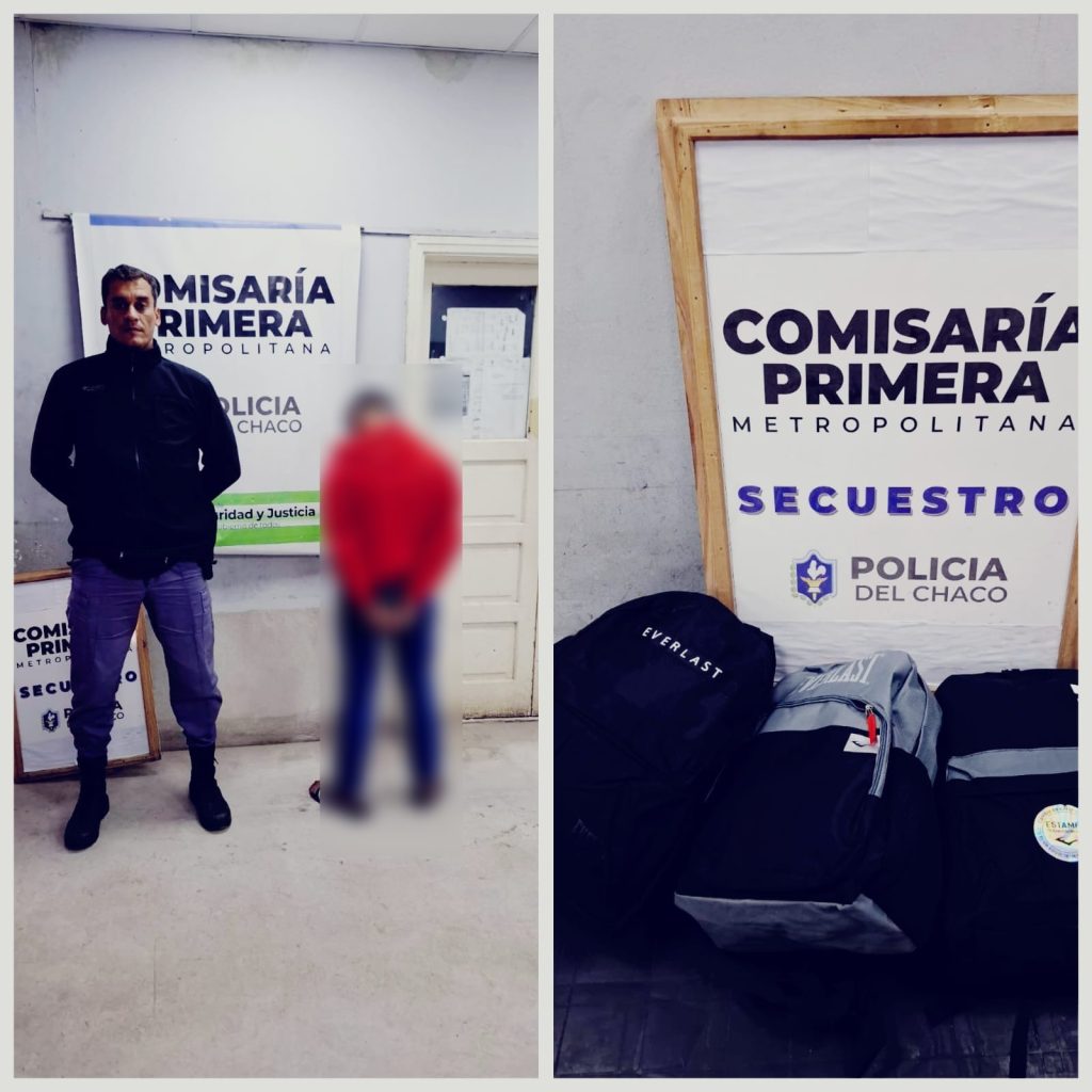 Detenido con objetos robados de una librería Detenido con objetos robados de una librería