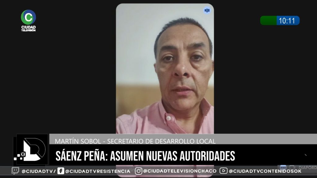 “El desafío es enorme”, aseguró Martín Sobol, nuevo secretario de Desarrollo Local de Sáenz Peña “El desafío es enorme”, aseguró Martín Sobol, nuevo secretario de Desarrollo Local de Sáenz Peña