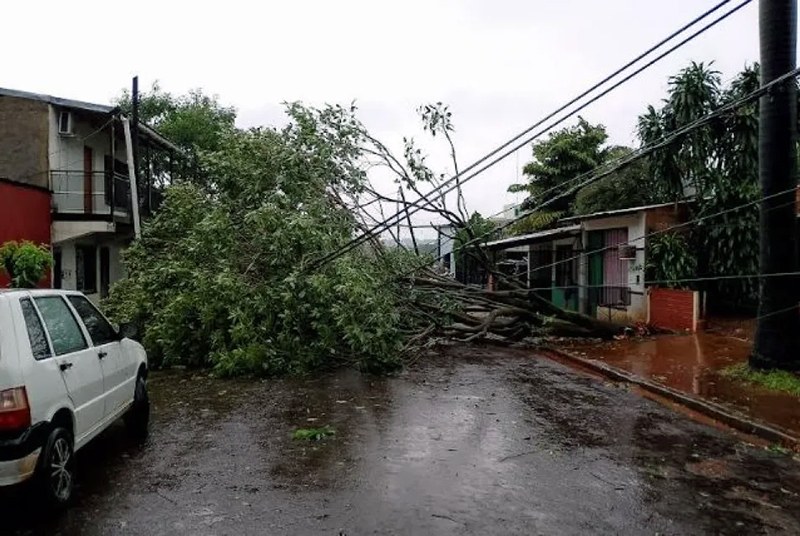 Varios barrios de Puerto Iguazú se quedaron 56 horas sin energía eléctrica tras un temporal Varios barrios de Puerto Iguazú se quedaron 56 horas sin energía eléctrica tras un temporal