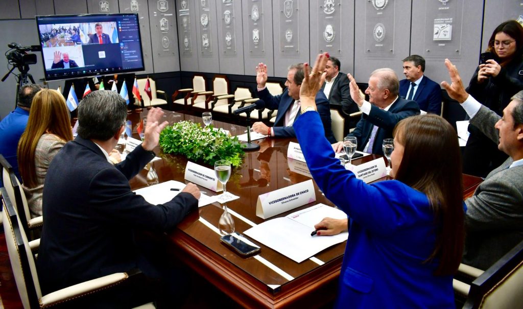 Con presencia de vicegobernadores de la región, se realiza la reunión de la junta ejecutiva del Norte Grande en Chaco