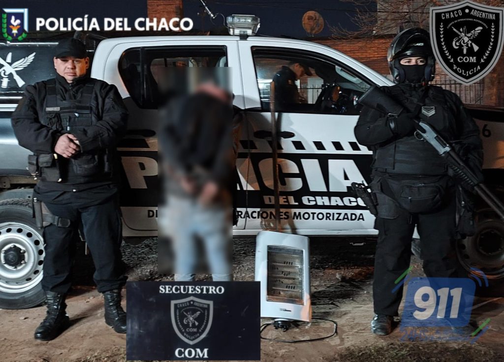Ingresó a una casa, golpeó al propietario y se robó un caloventor: quedó detenido Ingresó a una casa, golpeó al propietario y se robó un caloventor: quedó detenido
