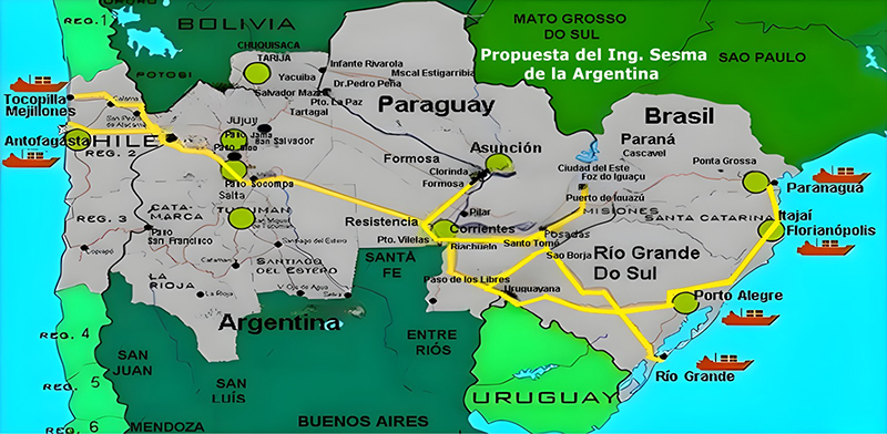 Transporte do Corredor Bioceânico da Argentina