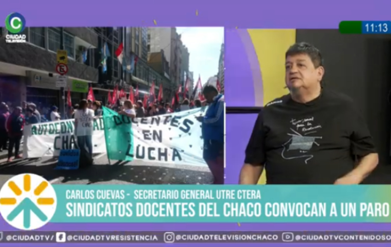 Carlos Cuevas: “El lunes no vamos a empezar las clases porque los docentes sienten que fueron estafados en su palabra” Carlos Cuevas: “El lunes no vamos a empezar las clases porque los docentes sienten que fueron estafados en su palabra”