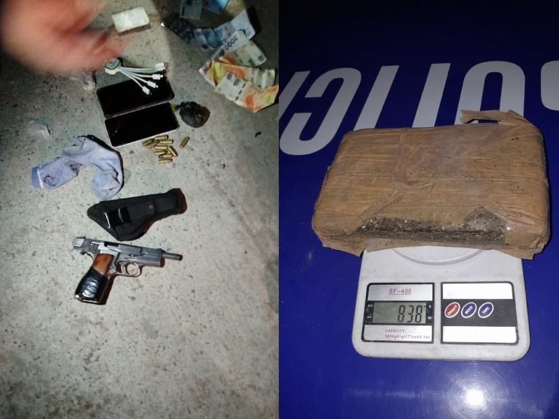 Fueron detenidos con un arma y drogas en Resistencia Fueron detenidos con un arma y drogas en Resistencia