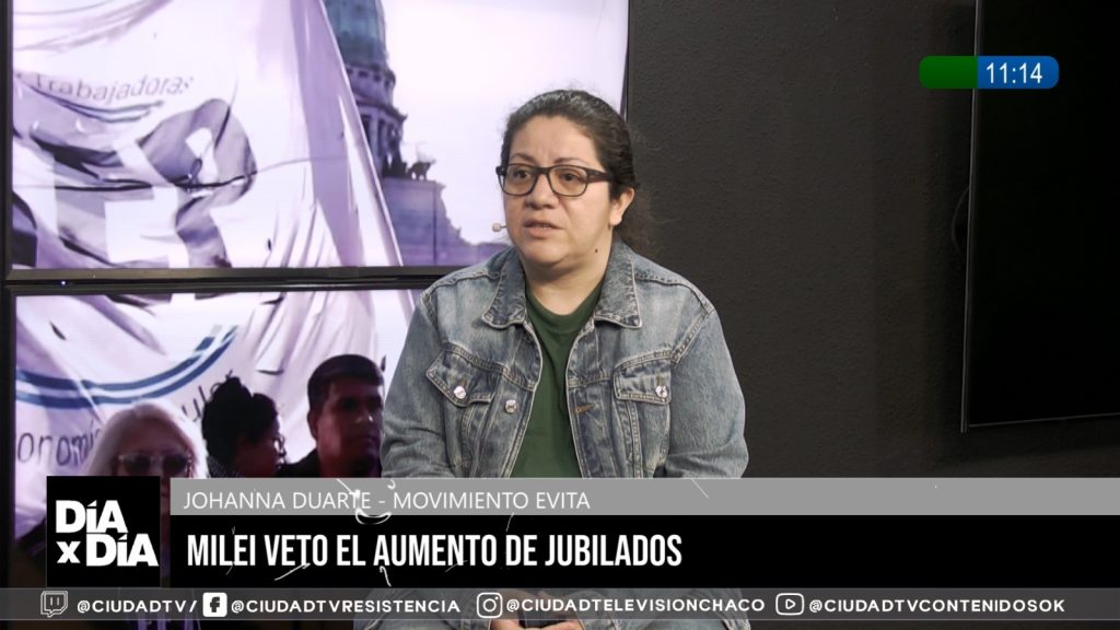 Duarte: “No sé cómo van a mirar a la cara a los jubilados los legisladores del Chaco que avalen el veto de Milei” Duarte: “No sé cómo van a mirar a la cara a los jubilados los legisladores del Chaco que avalen el veto de Milei”
