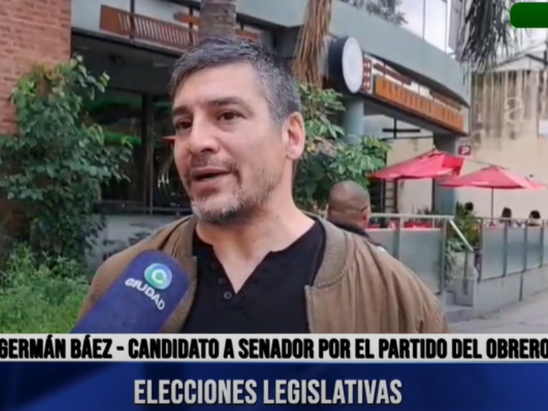 Báez: “Un voto al Partido Obrero es una garantía de defensa de los trabajadores” Báez: “Un voto al Partido Obrero es una garantía de defensa de los trabajadores”