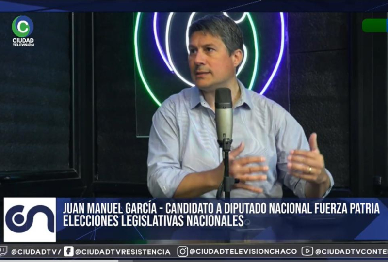 Juan García, candidato de Fuerza Patria: “No se puede seguir sosteniendo un modelo económico que no da resultados a ninguna provincia del norte” Juan García, candidato de Fuerza Patria: “No se puede seguir sosteniendo un modelo económico que no da resultados a ninguna provincia del norte”