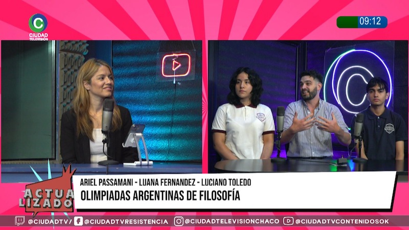 Participación chaqueña en las Olimpiadas de Filosofía: “Es un orgullo que tengamos estudiantes que quieran pensar críticamente” Participación chaqueña en las Olimpiadas de Filosofía: “Es un orgullo que tengamos estudiantes que quieran pensar críticamente”