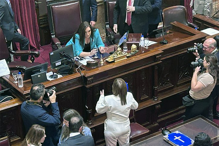 Senado: la sesión de jura terminó con el primer cruce entre Bullrich y Villarruel Senado: la sesión de jura terminó con el primer cruce entre Bullrich y Villarruel