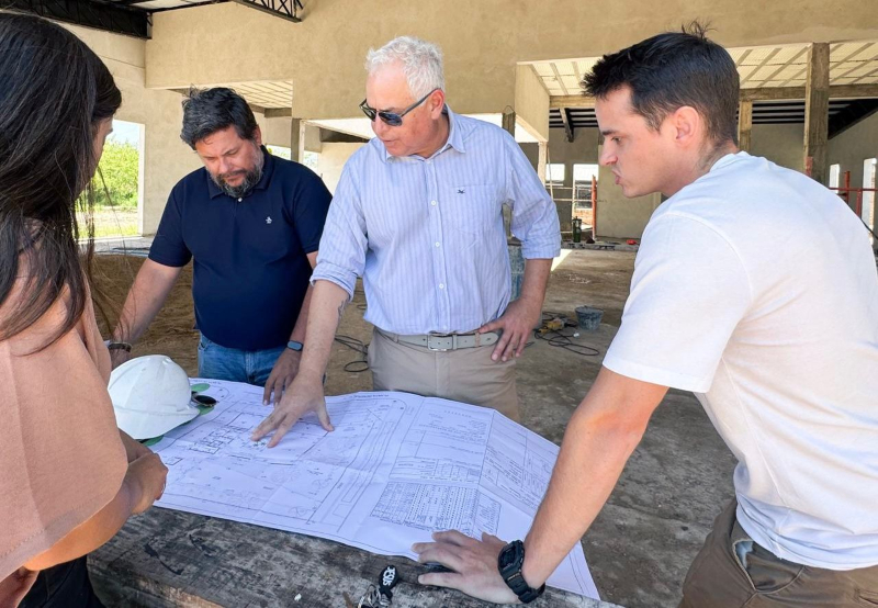 Avanza la construcción de un nuevo edificio cultural y educativo en Barranqueras Avanza la construcción de un nuevo edificio cultural y educativo en Barranqueras