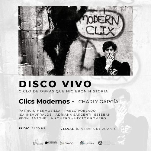 “Disco Vivo – Clics Modernos”: la obra maestra de Charly García vuelve a sonar en vivo “Disco Vivo – Clics Modernos”: la obra maestra de Charly García vuelve a sonar en vivo