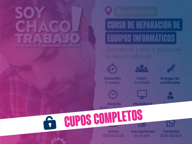 Convocatoria récord: Fundación “Soy Chaco” finalizó inscripciones con miles de interesados Convocatoria récord: Fundación “Soy Chaco” finalizó inscripciones con miles de interesados