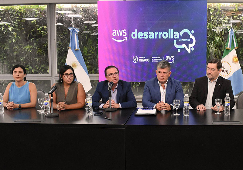 Chaco presentó AWS Entrena y AWS Desarrolla para impulsar el talento digital y las startups locales Chaco presentó AWS Entrena y AWS Desarrolla para impulsar el talento digital y las startups locales