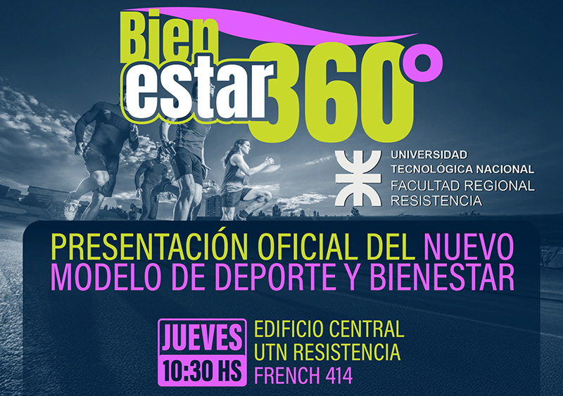 Deporte, salud y formación: la UTN presenta su modelo de Bienestar 360° Deporte, salud y formación: la UTN presenta su modelo de Bienestar 360°