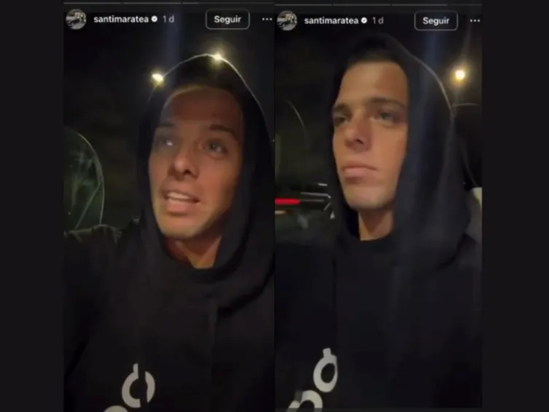 Santiago Maratea se grabó mientras conducía y ahora piden su inhabilitación Santiago Maratea se grabó mientras conducía y ahora piden su inhabilitación