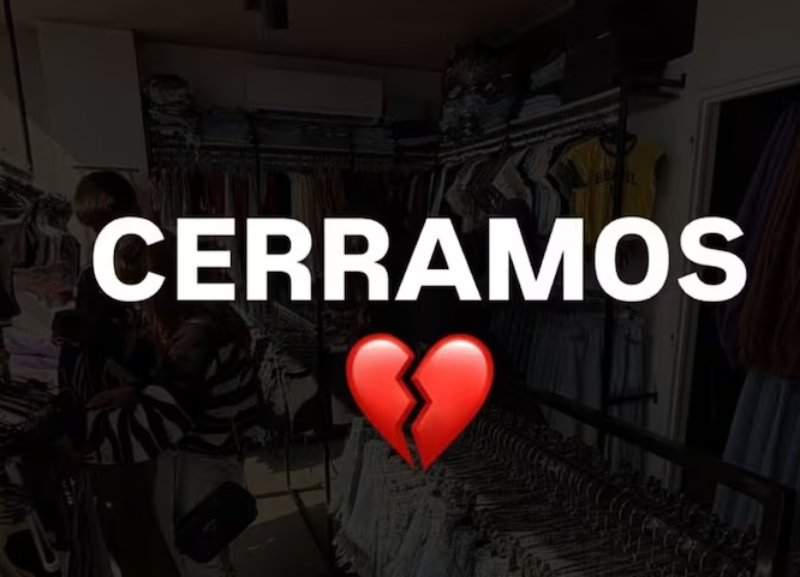 Cerramos: el hashtag que refleja la crisis de la industria textil que registra una caída del 33,2% Cerramos: el hashtag que refleja la crisis de la industria textil que registra una caída del 33,2%