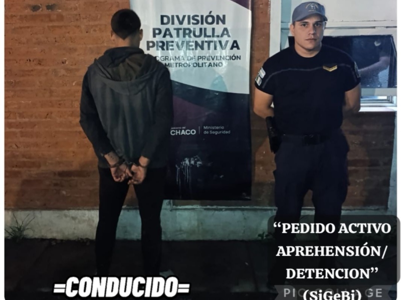 Detienen a un hombre con pedido de captura por violencia de género Detienen a un hombre con pedido de captura por violencia de género