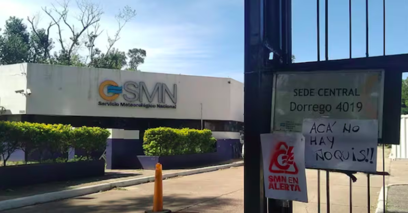 ATE levanta el paro en el Servicio Meteorológico Nacional y realizará una asamblea general en reemplazo tras presiones del Gobierno ATE levanta el paro en el Servicio Meteorológico Nacional y realizará una asamblea general en reemplazo tras presiones del Gobierno