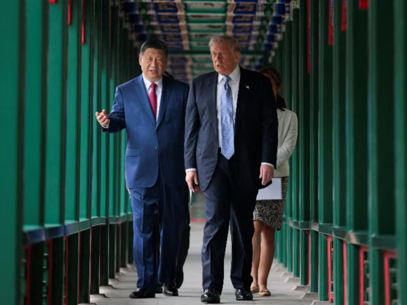 Trump abandona Pekín con pocas victorias, pero con palabras amables para Xi Trump abandona Pekín con pocas victorias, pero con palabras amables para Xi