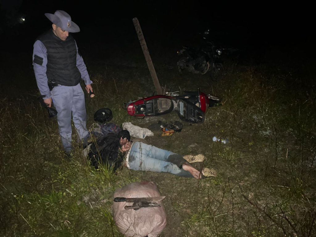 Tres Isletas: demoraron a un hombre que transportaba en moto 55 kilos de carne de dudosa procedencia