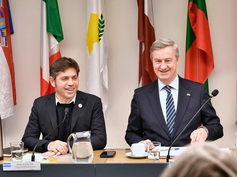 Kicillof se reunió con el embajador de la Unión Europea en busca de inversiones Kicillof se reunió con el embajador de la Unión Europea en busca de inversiones