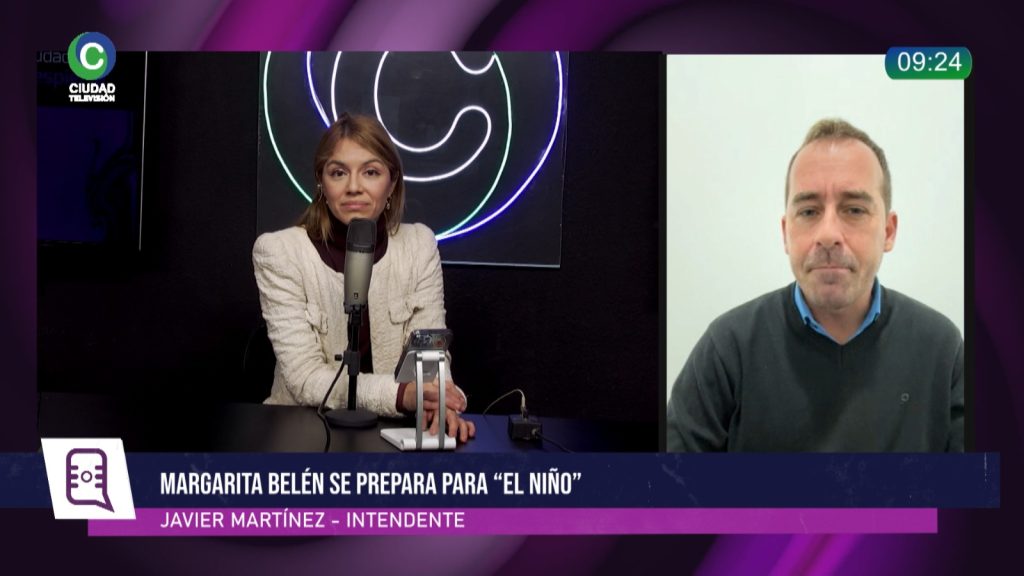 Margarita Belén se prepara ante el “Súper Niño”: “El 50% le corresponde a la gente”, aseguró el intendente Martínez