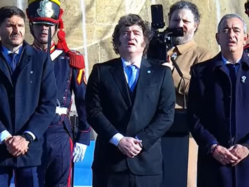 Milei, en el acto por el Día de la Bandera: Belgrano “fue el promotor de la libertad política y económica” Milei, en el acto por el Día de la Bandera: Belgrano “fue el promotor de la libertad política y económica”