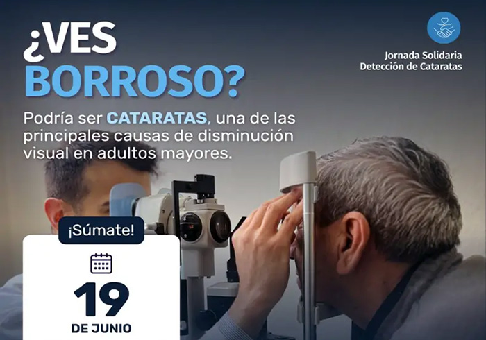 Habrá controles gratuitos para detectar cataratas en mayores de 55 años en Resistencia Habrá controles gratuitos para detectar cataratas en mayores de 55 años en Resistencia