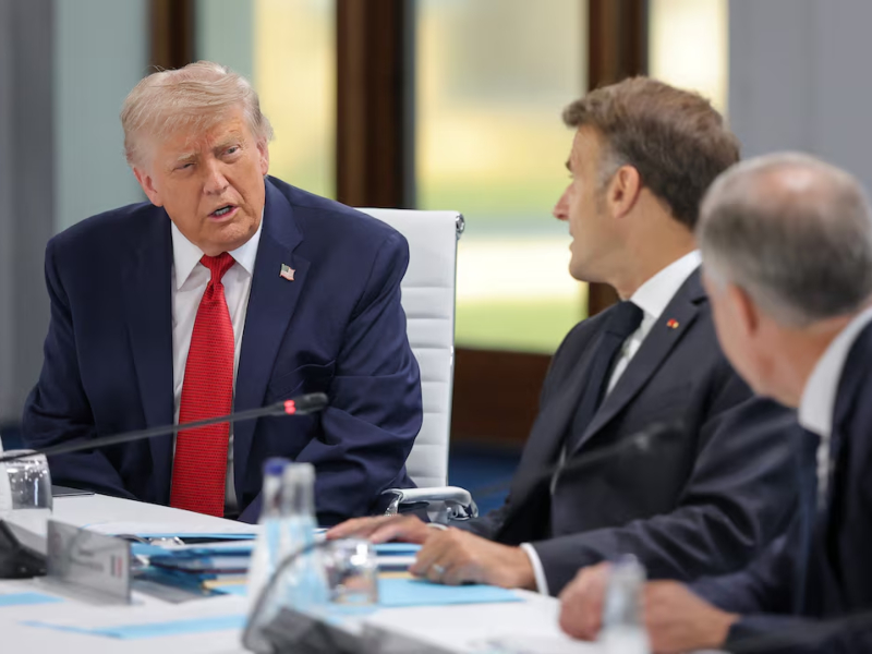 “Yo soy el jefe”, dijo Trump en la cumbre del G7, mientras se muestra más favorable a los objetivos bélicos de Ucrania