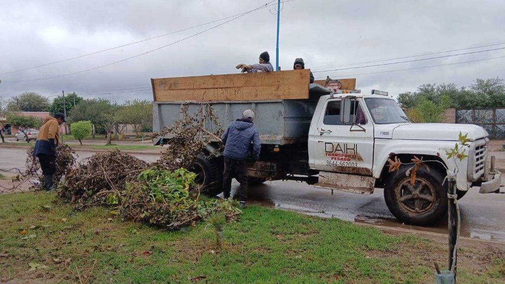 Refuerzan operativos de poda y limpieza en Juan José Castelli