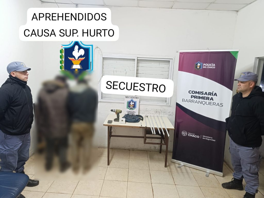 Barranqueras: sorprendieron a dos hombres robando en el exedificio municipal