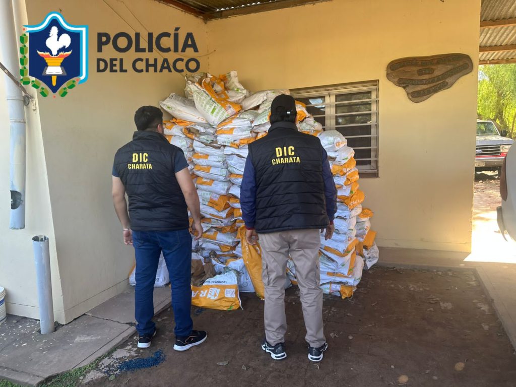 Charata: semillas de girasol valuadas en más de  millones fueron recuperadas