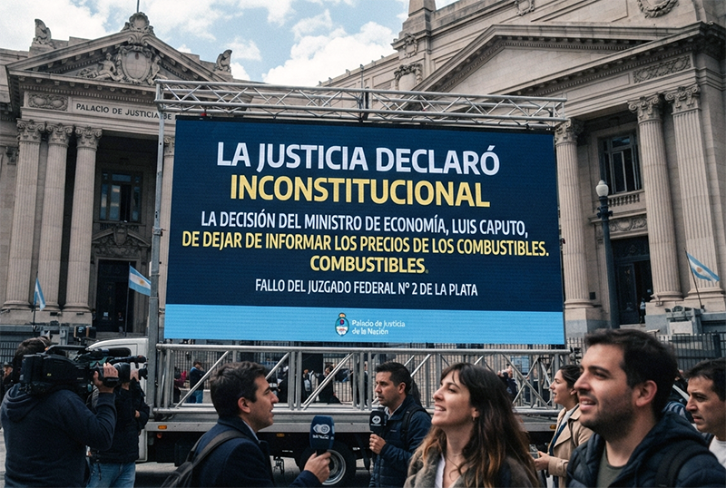 La Justicia declaró inconstitucional la decisión de dejar de informar los precios de los combustibles La Justicia declaró inconstitucional la decisión de dejar de informar los precios de los combustibles