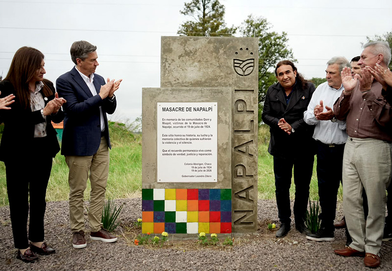 Napalpí: el Gobierno inauguró tótem conmemorativo y ratificó compromiso con la reparación histórica