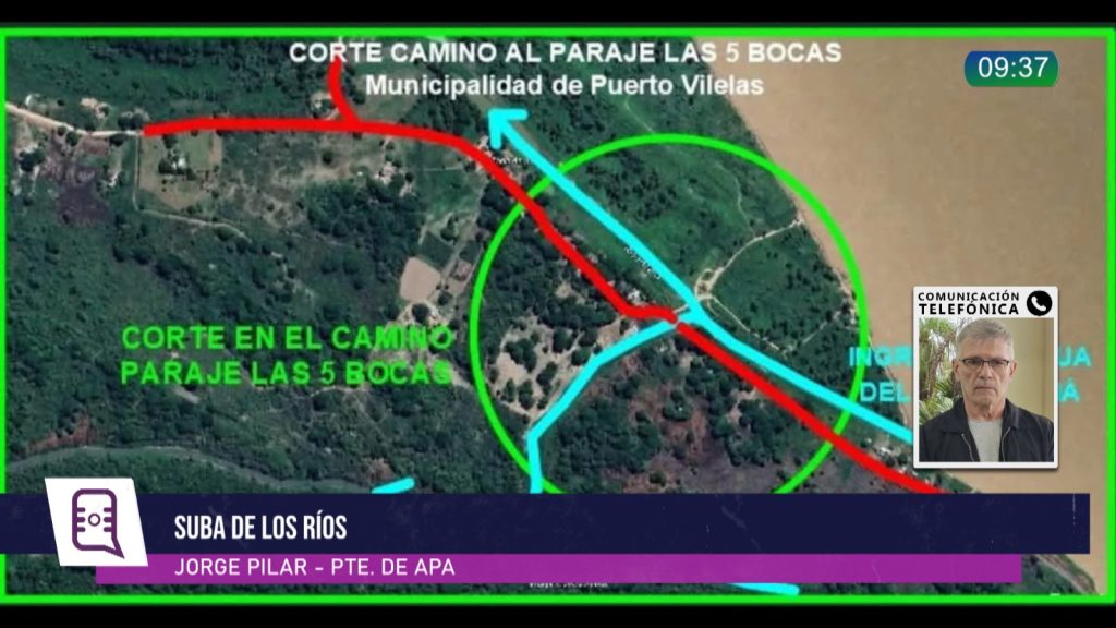 El presidente de APA desdramatizó la suba de ríos: “Es un pequeño pico de crecida ordinaria”