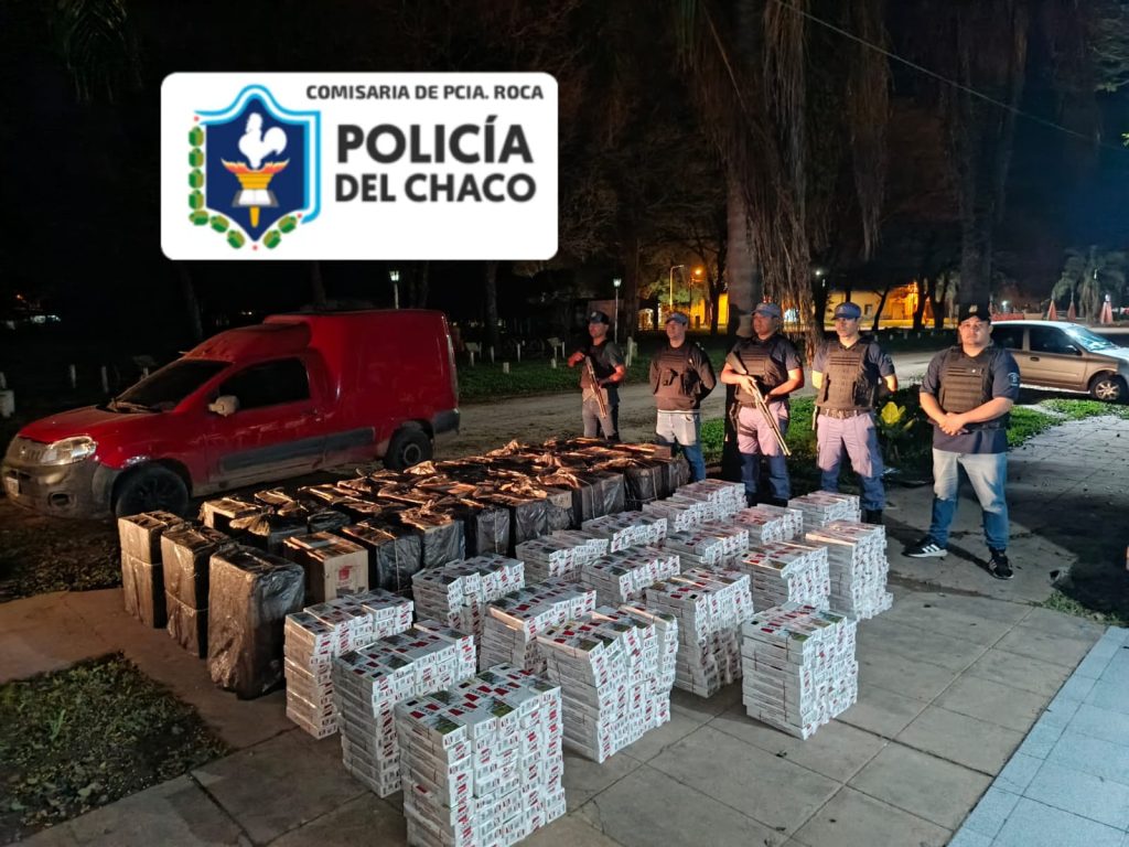 Secuestraron más de 2.700 cartones de cigarrillos de contrabando tras una persecución policial