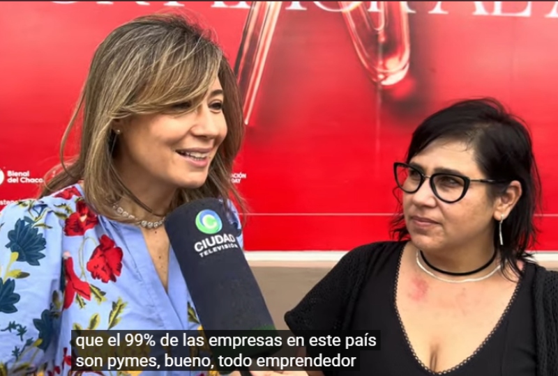 Bienal 2026: “Este Gobierno hace un trabajo impresionante con el ecosistema emprendedor chaqueño”, destacó Rosalía Fusello Bienal 2026: “Este Gobierno hace un trabajo impresionante con el ecosistema emprendedor chaqueño”, destacó Rosalía Fusello