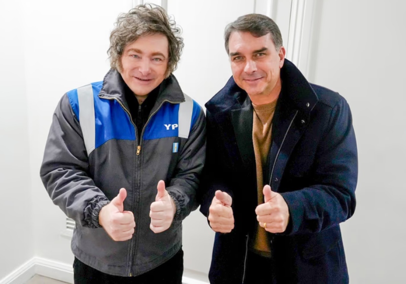 Javier Milei confirmó que viajará en julio a Brasil para apoyar a Flavio Bolsonaro Javier Milei confirmó que viajará en julio a Brasil para apoyar a Flavio Bolsonaro