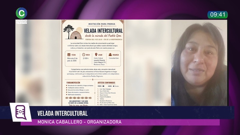 Vigilia Intercultural: “Cantar el Himno en lengua qom simboliza encontrarnos con nuestra identidad”, afirmó Mónica Caballero Vigilia Intercultural: “Cantar el Himno en lengua qom simboliza encontrarnos con nuestra identidad”, afirmó Mónica Caballero