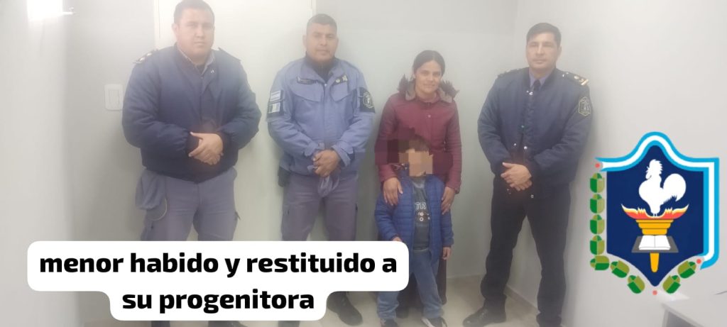 Restituyeron a su madre al niño que era buscado tras una denuncia por impedimento de contacto