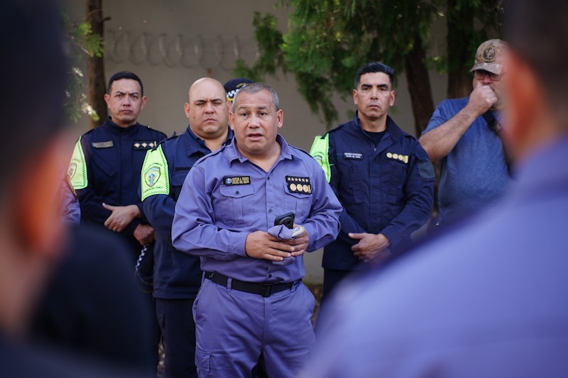 La Policía del Chaco desplegó un operativo especial para la Bienal Internacional de Escultura La Policía del Chaco desplegó un operativo especial para la Bienal Internacional de Escultura